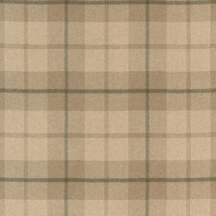 SCHUMACHER MONTANA WOOL PLAID BUCKSKIN FABRIC | Atlanta Fabrics