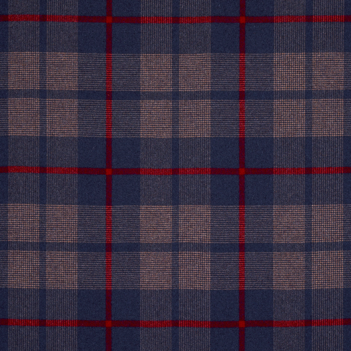 MONTANA WOOL PLAID NAVY