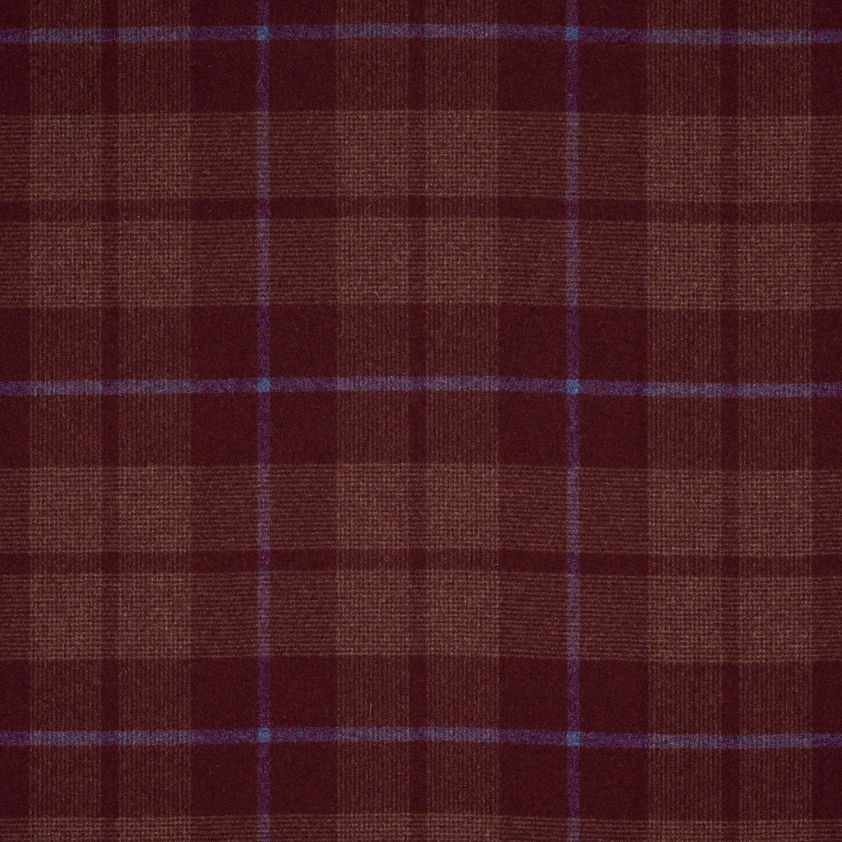 MONTANA WOOL PLAID BURGUNDY