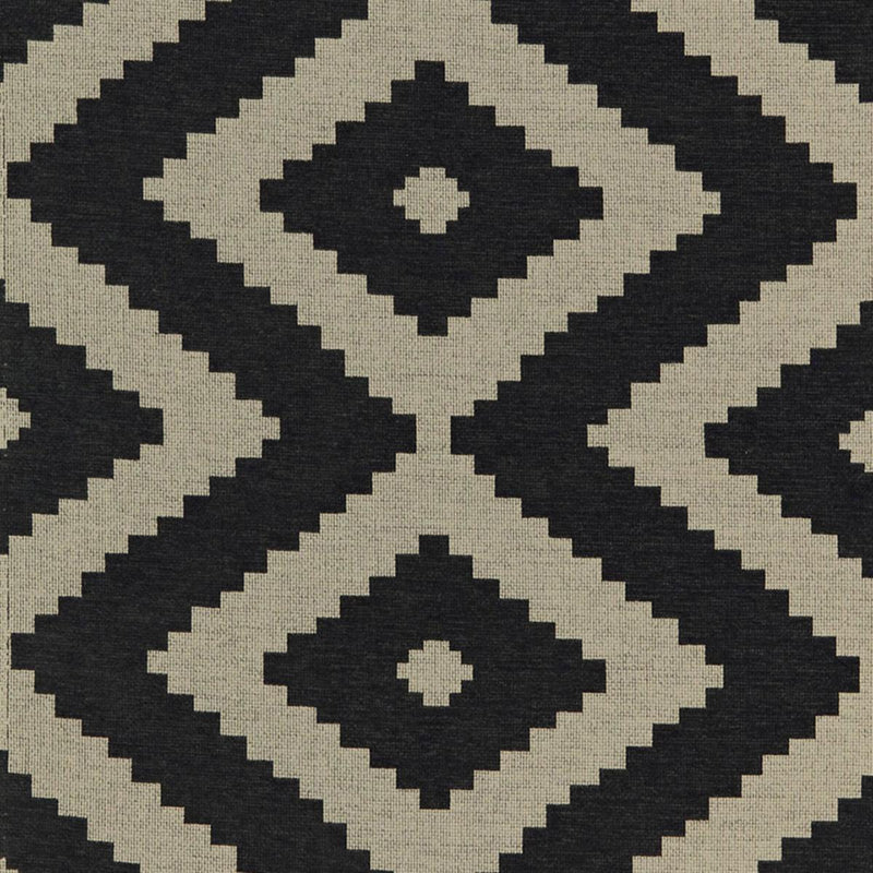 SCHUMACHER VAIL CHENILLE RAVEN FABRIC | Atlanta Fabrics