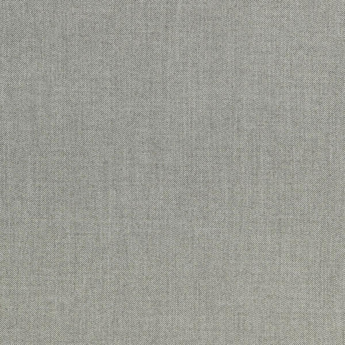 SCHUMACHER TELLURIDE WOOL HERRINGBONE OXFORD GREY FABRIC | Atlanta Fabrics