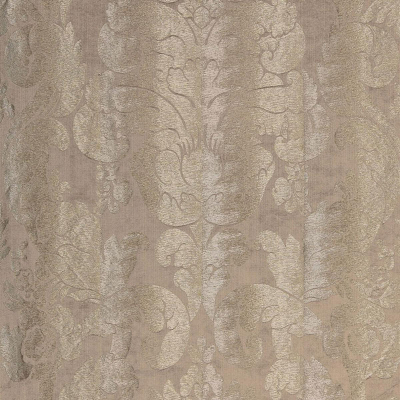 SCHUMACHER ZELDA DAMASK PEWTER FABRIC | Atlanta Fabrics