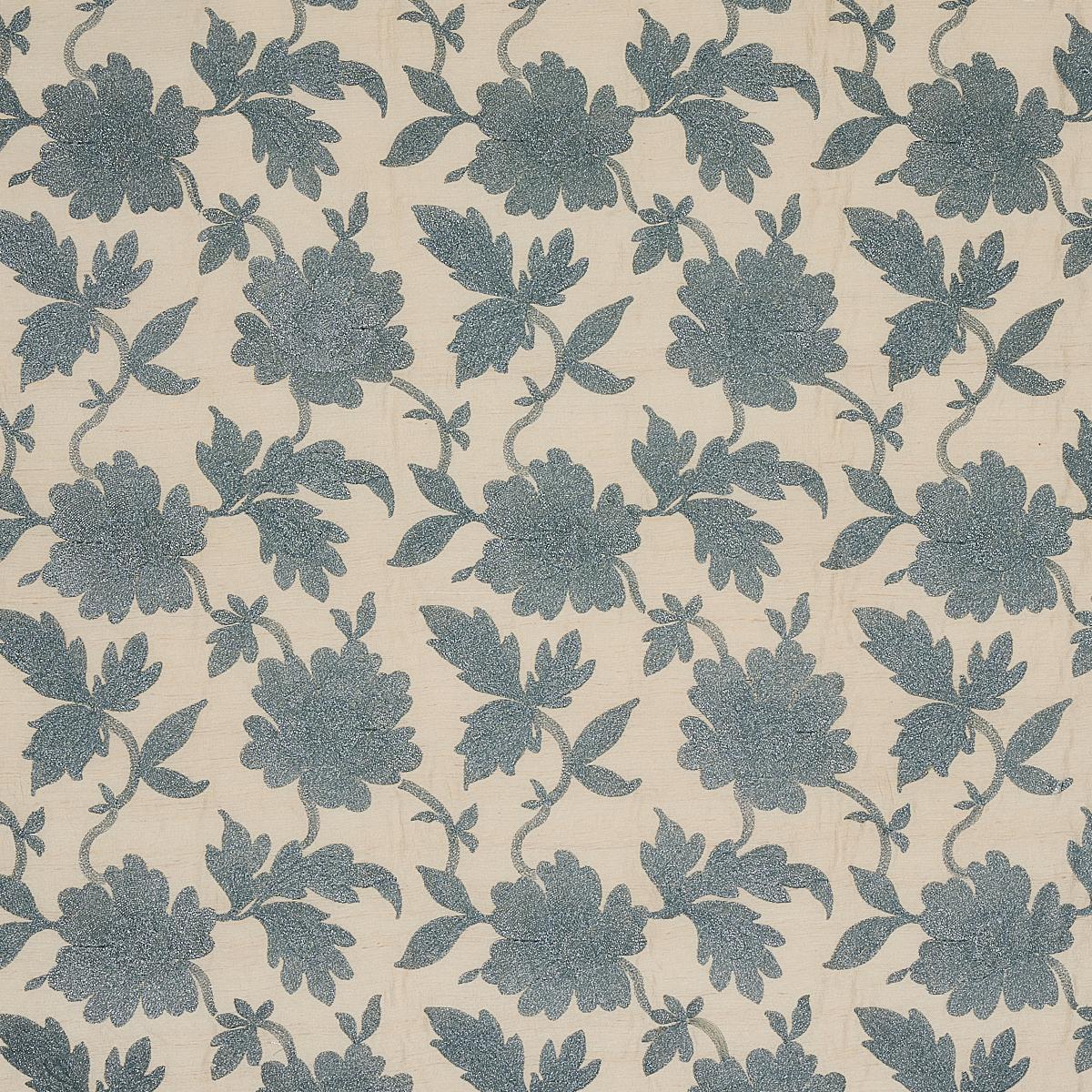 MOON GARDEN EMBROIDERY BLUE