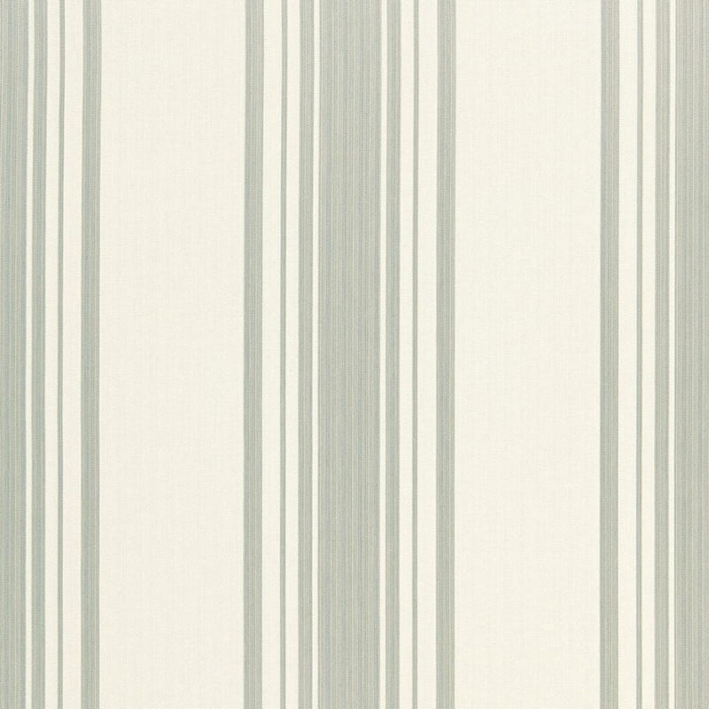 SCHUMACHER CARNEGIE COTTON STRIPE NICKEL FABRIC | Atlanta Fabrics