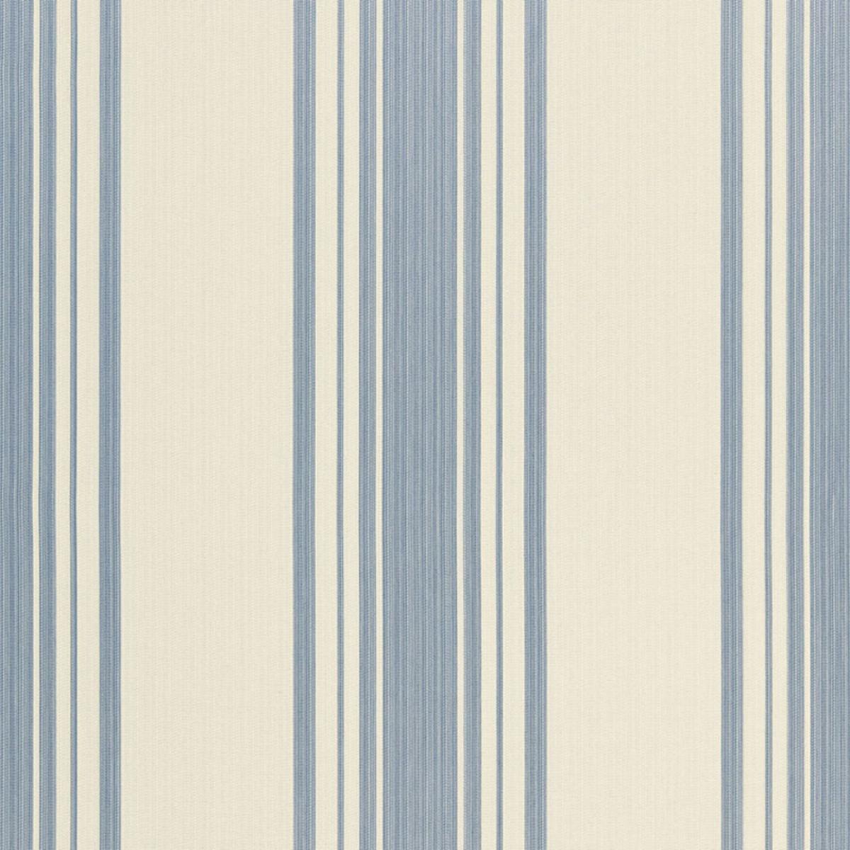 SCHUMACHER CARNEGIE COTTON STRIPE DELFT FABRIC | Atlanta Fabrics