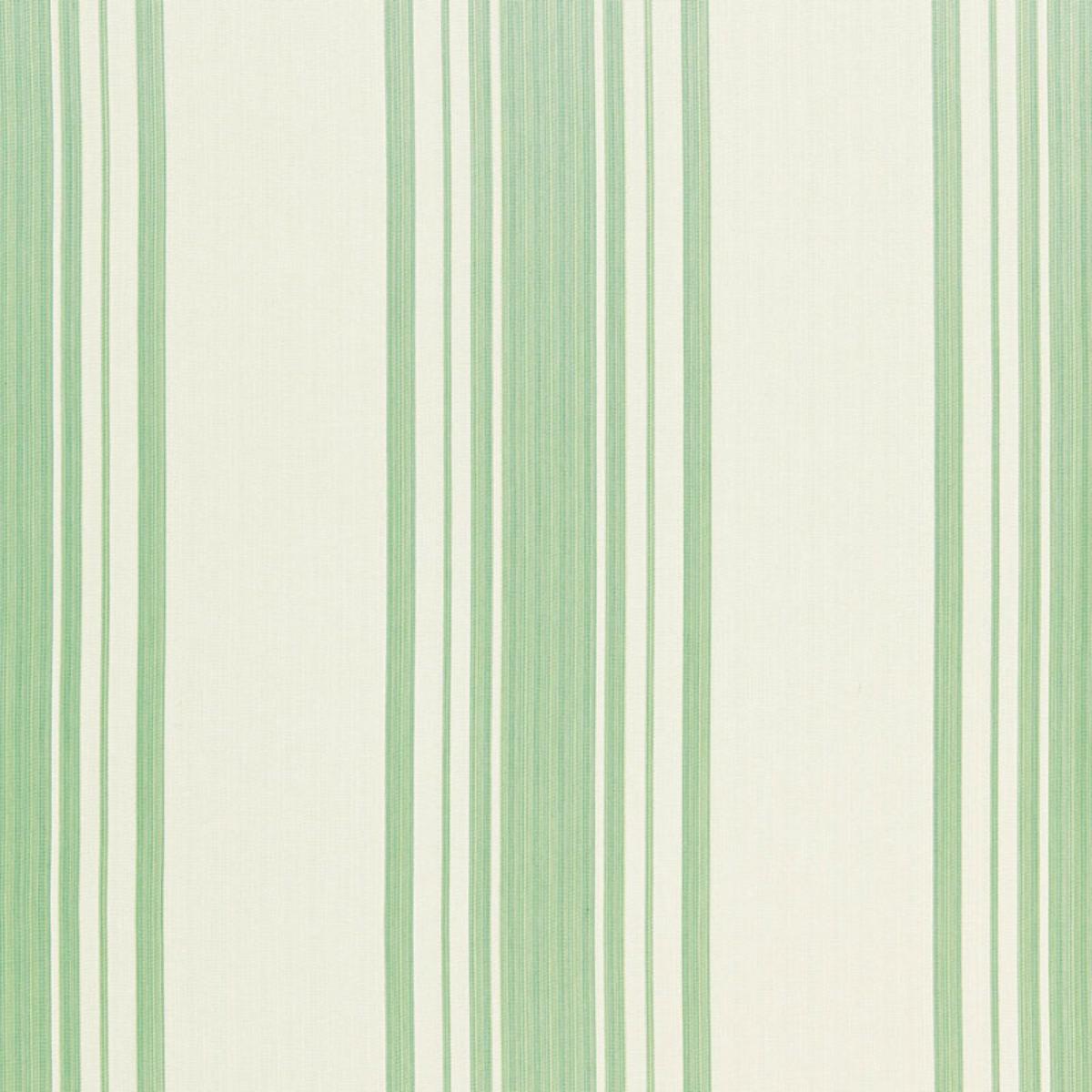 SCHUMACHER CARNEGIE COTTON STRIPE ROBIN'S EGG FABRIC | Atlanta Fabrics