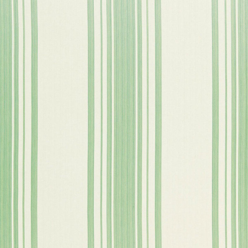 SCHUMACHER CARNEGIE COTTON STRIPE ROBIN'S EGG FABRIC | Atlanta Fabrics