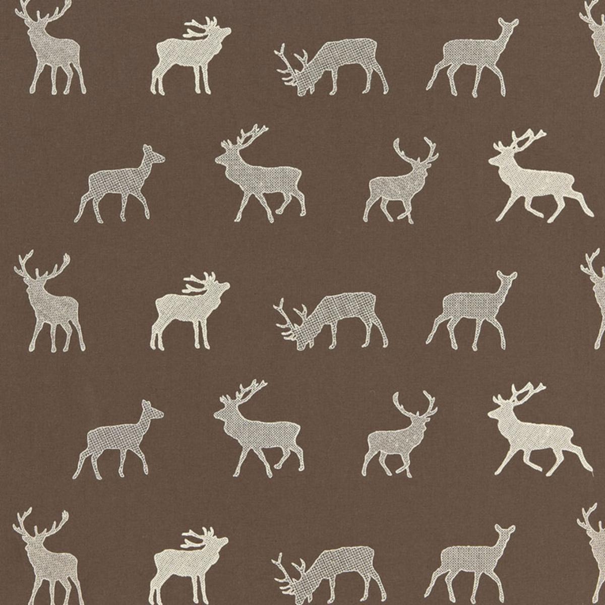 SCHUMACHER Caribou EmbroideryÂ  JAVA FABRIC | Atlanta Fabrics