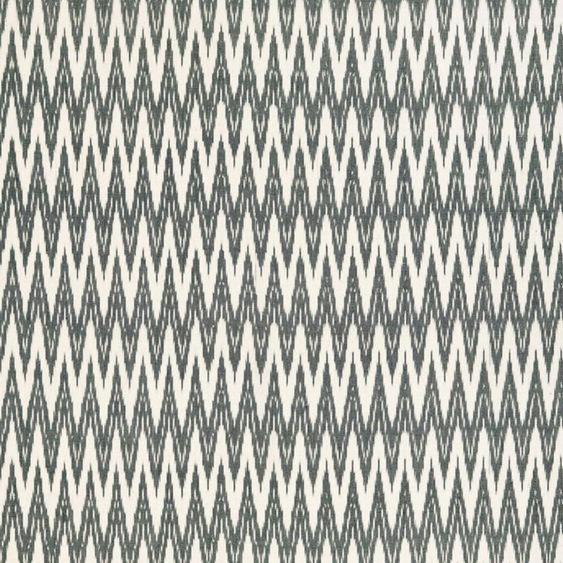 SCHUMACHER KILIMANJARO IKAT CHARCOAL FABRIC | Atlanta Fabrics
