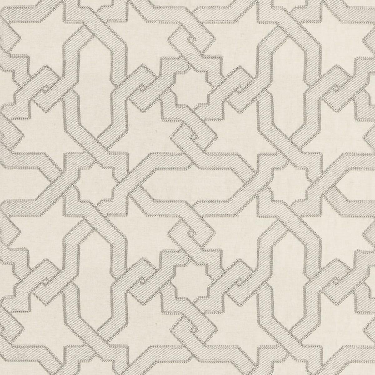 SCHUMACHER CORDOBA EMBROIDERY PEARL FABRIC | Atlanta Fabrics