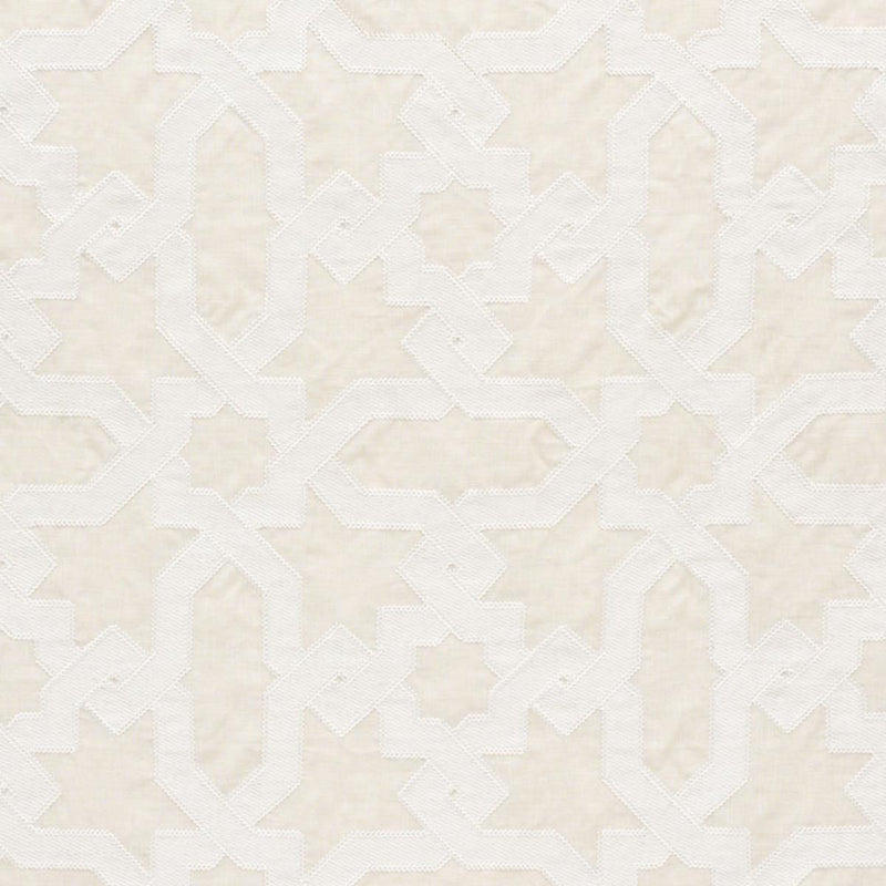 SCHUMACHER CORDOBA EMBROIDERY LINEN FABRIC | Atlanta Fabrics