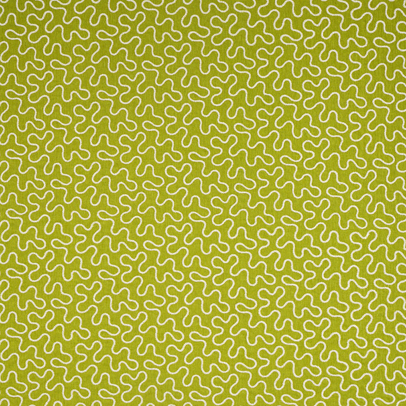 MEANDER EMBROIDERY LEAF