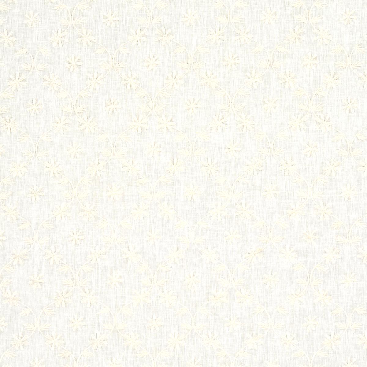 SCHUMACHER Cellini Embroidered SheerÂ  IVORY FABRIC | Atlanta Fabrics