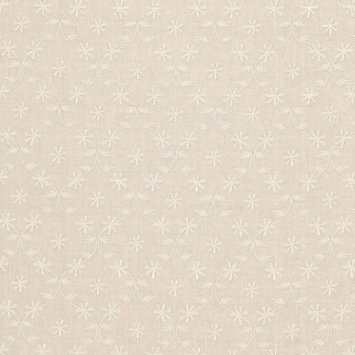 SCHUMACHER Cellini Embroidered SheerÂ  LINEN FABRIC | Atlanta Fabrics