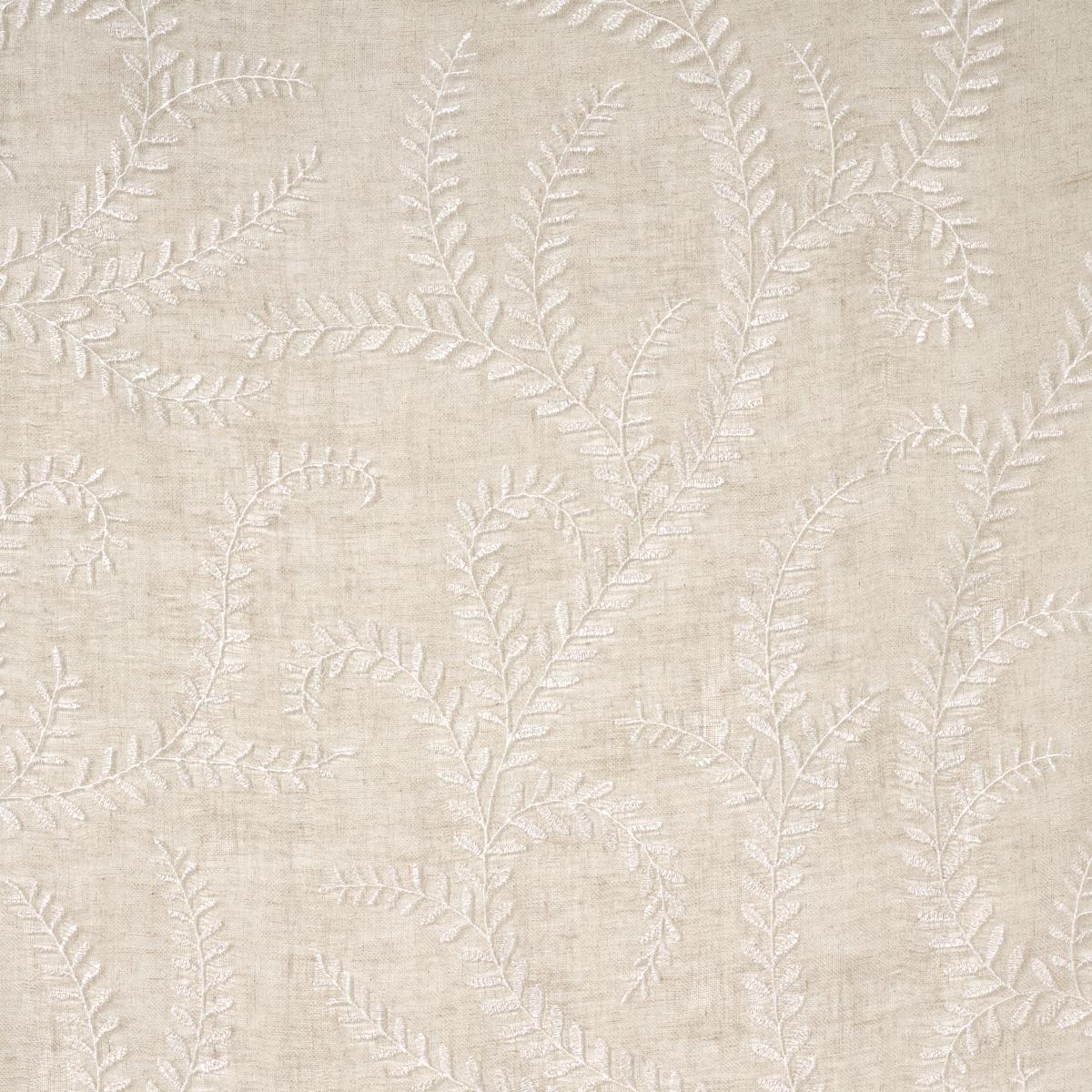 SCHUMACHER Boboli Embroidered Sheer LINEN FABRIC | Atlanta Fabrics