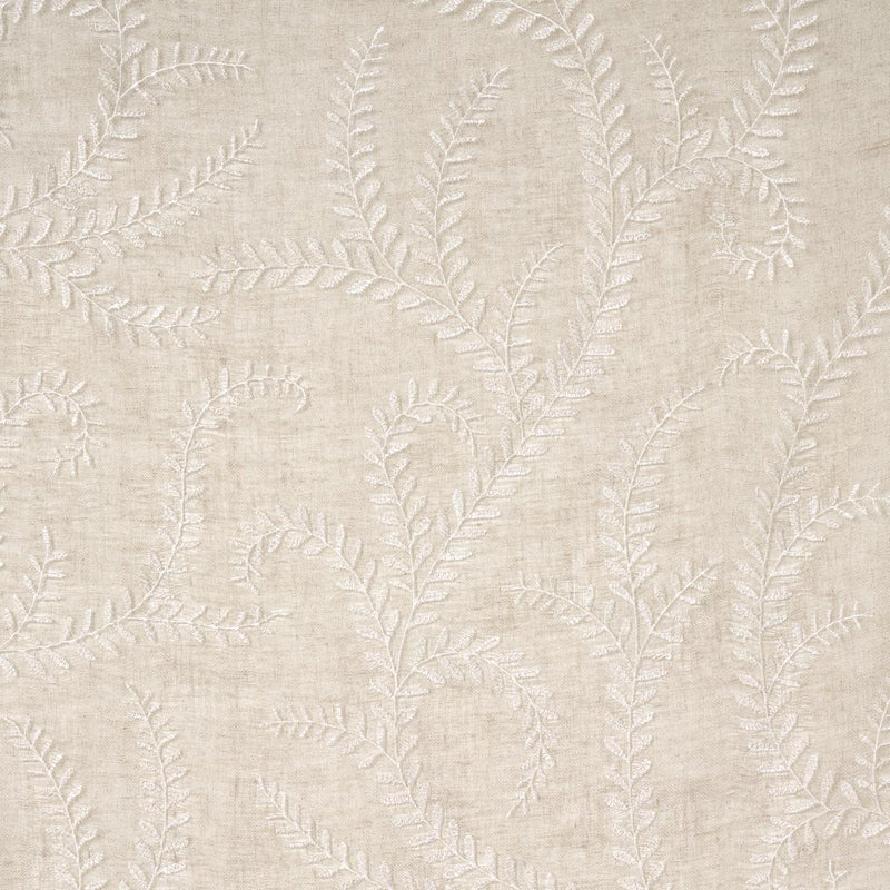 SCHUMACHER Boboli Embroidered Sheer LINEN FABRIC | Atlanta Fabrics