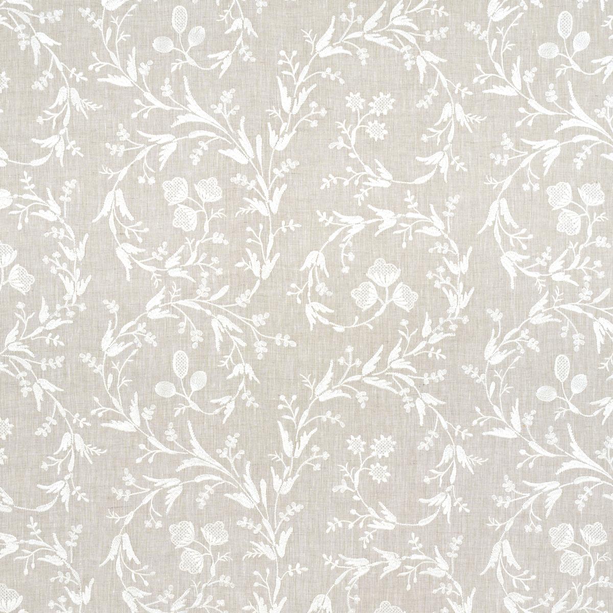 SCHUMACHER Fiorentina Embroidered Sheer OAT FABRIC | Atlanta Fabrics