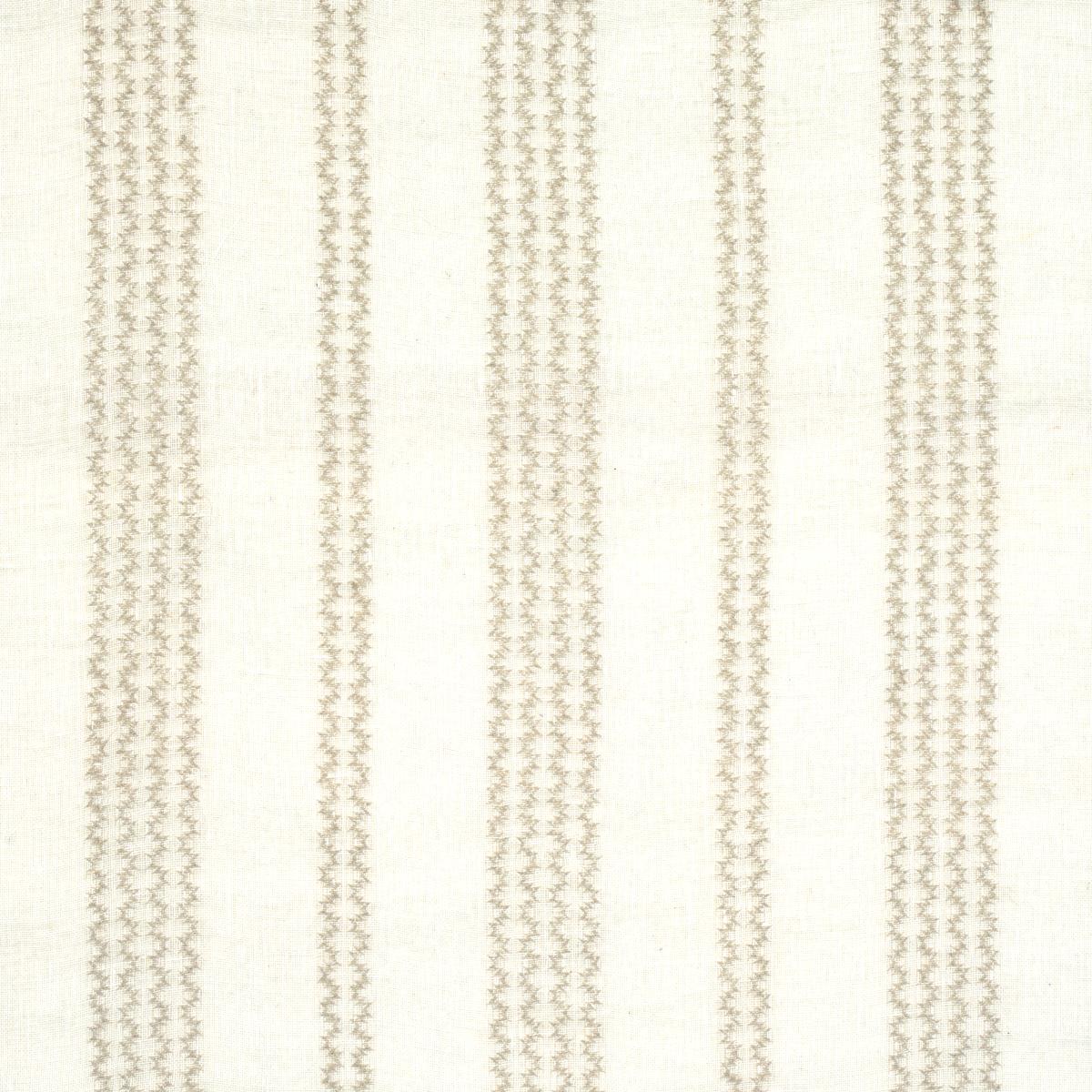 PIERO STRIPE EMBROIDERED SHEER PEARL