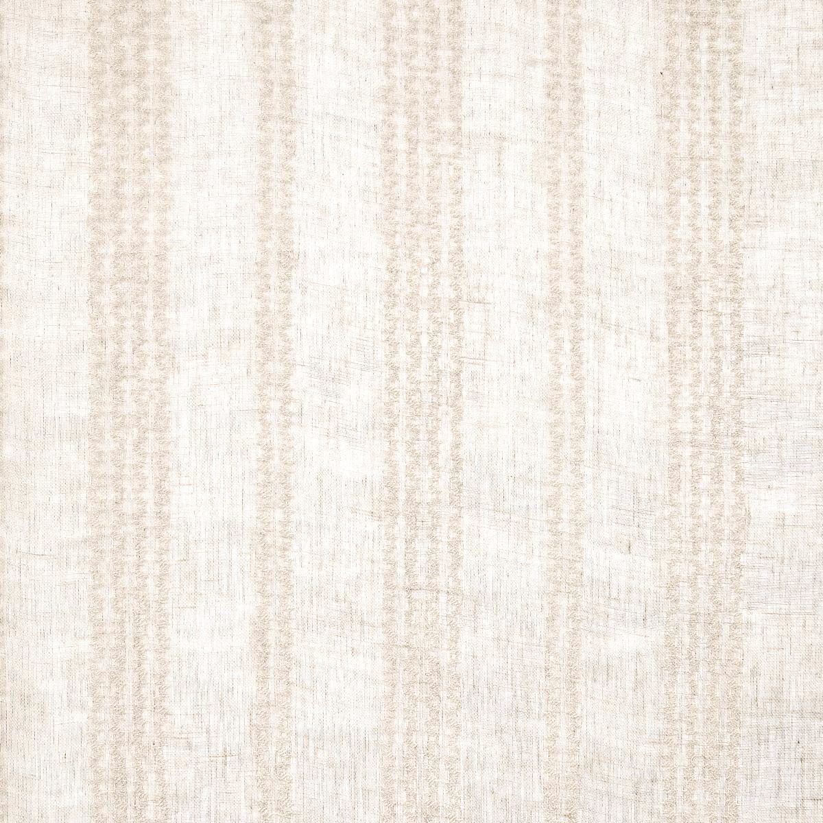 PIERO STRIPE EMBROIDERED SHEER LINEN