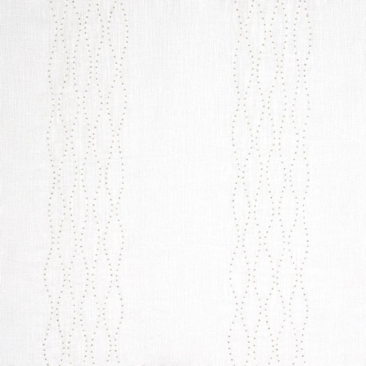 SCHUMACHER Bella Embroidered Sheer IVORY FABRIC | Atlanta Fabrics