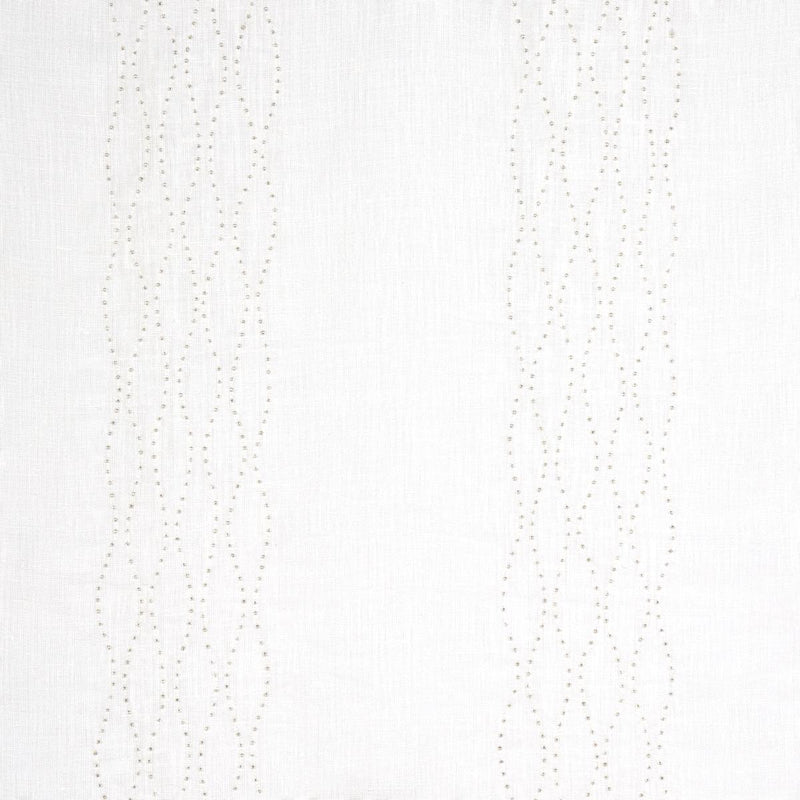 SCHUMACHER Bella Embroidered Sheer IVORY FABRIC | Atlanta Fabrics