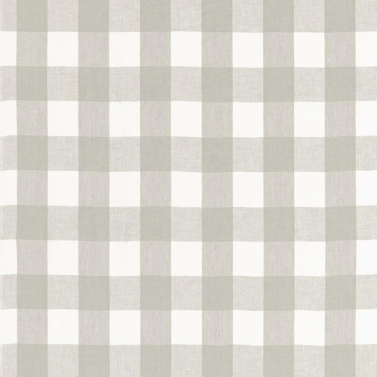 SCHUMACHER KEY WEST CHECK ZINC FABRIC | Atlanta Fabrics