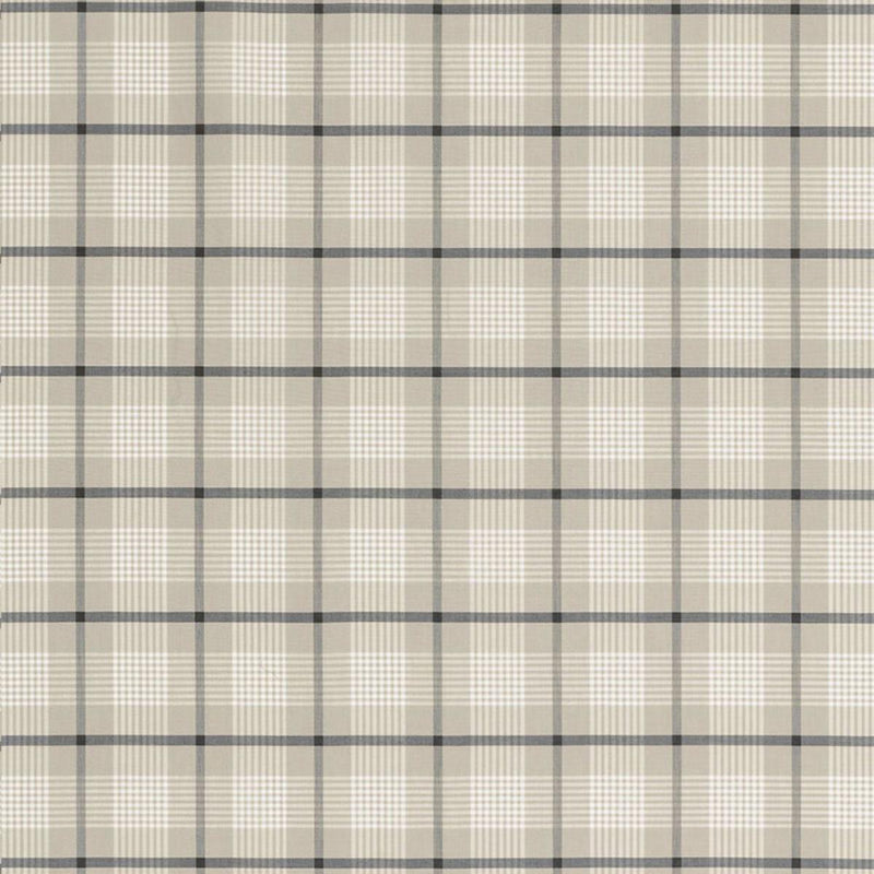 SCHUMACHER ST. LUCIA PLAID STONE FABRIC | Atlanta Fabrics
