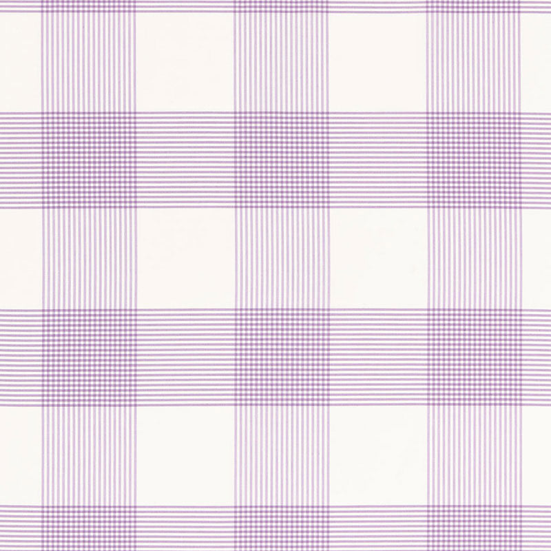 Schumacher ANTIGUA PLAID LAVENDER Fabric | Atlanta Fabrics