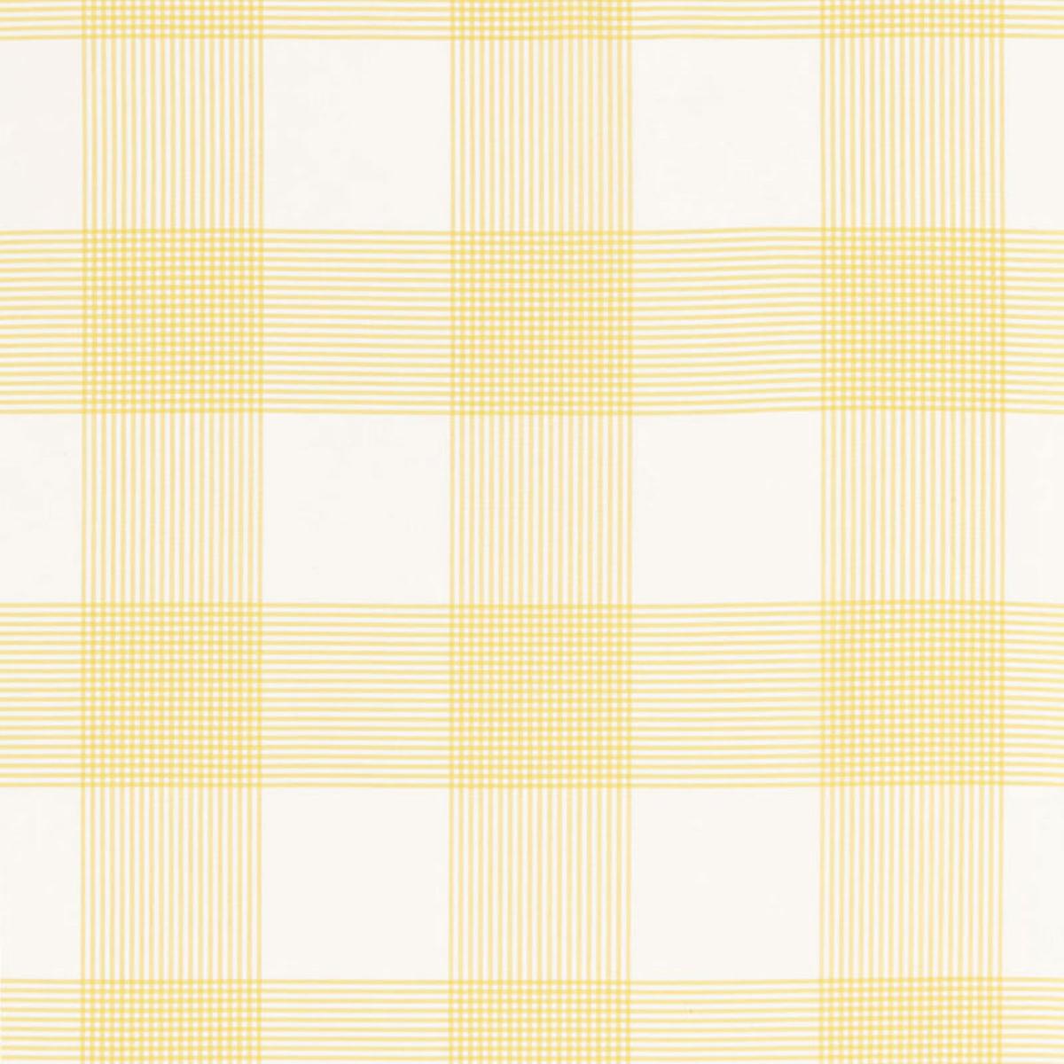 SCHUMACHER ANTIGUA PLAID SUNFLOWER FABRIC | Atlanta Fabrics
