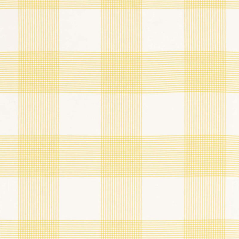 SCHUMACHER ANTIGUA PLAID SUNFLOWER FABRIC | Atlanta Fabrics
