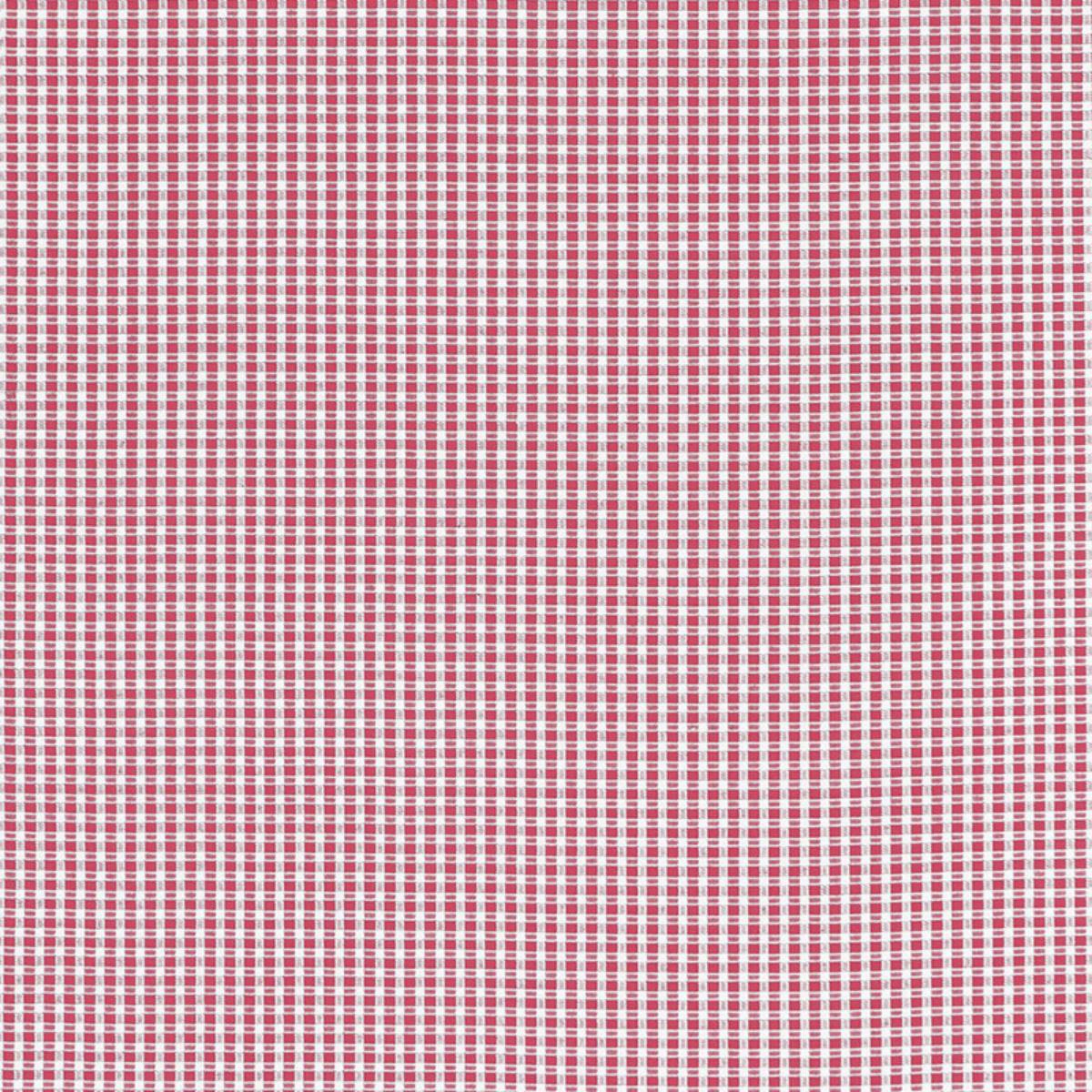 SCHUMACHER ARUBA CHECK AZALEA FABRIC | Atlanta Fabrics