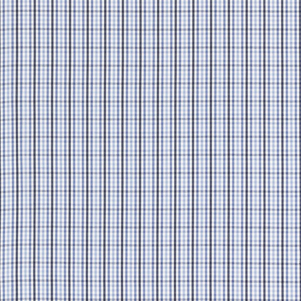 SCHUMACHER BAHAMA CHECK CORNFLOWER FABRIC | Atlanta Fabrics