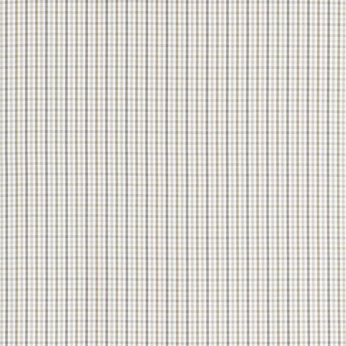 SCHUMACHER BAHAMA CHECK STONE FABRIC | Atlanta Fabrics
