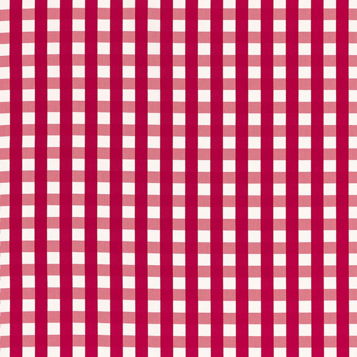 SCHUMACHER BERMUDA CHECK AZALEA FABRIC | Atlanta Fabrics