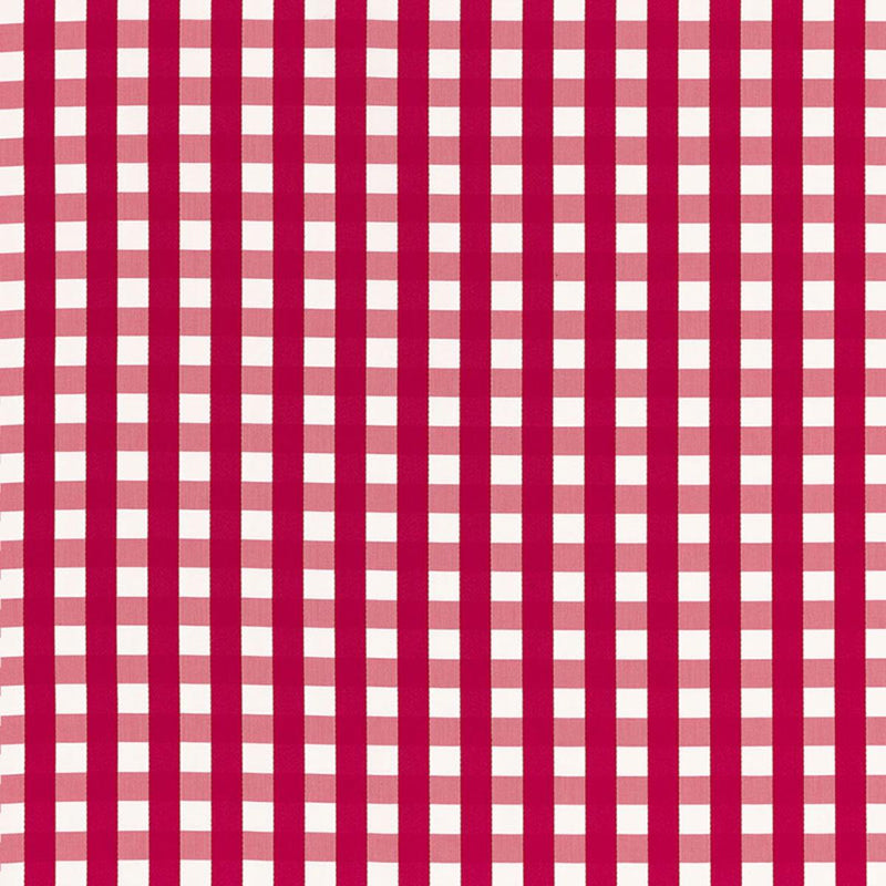 SCHUMACHER BERMUDA CHECK AZALEA FABRIC | Atlanta Fabrics