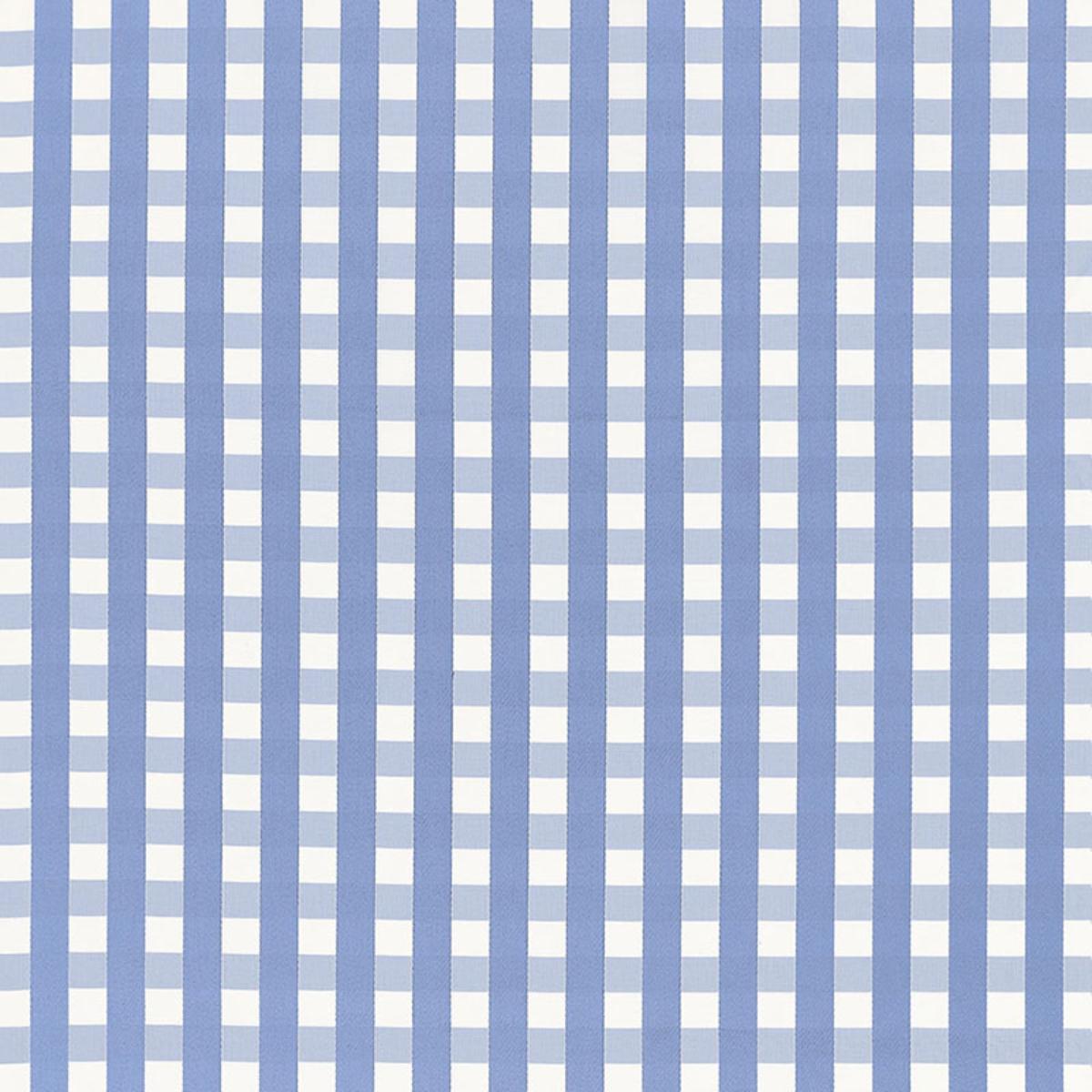 SCHUMACHER BERMUDA CHECK CORNFLOWER FABRIC | Atlanta Fabrics