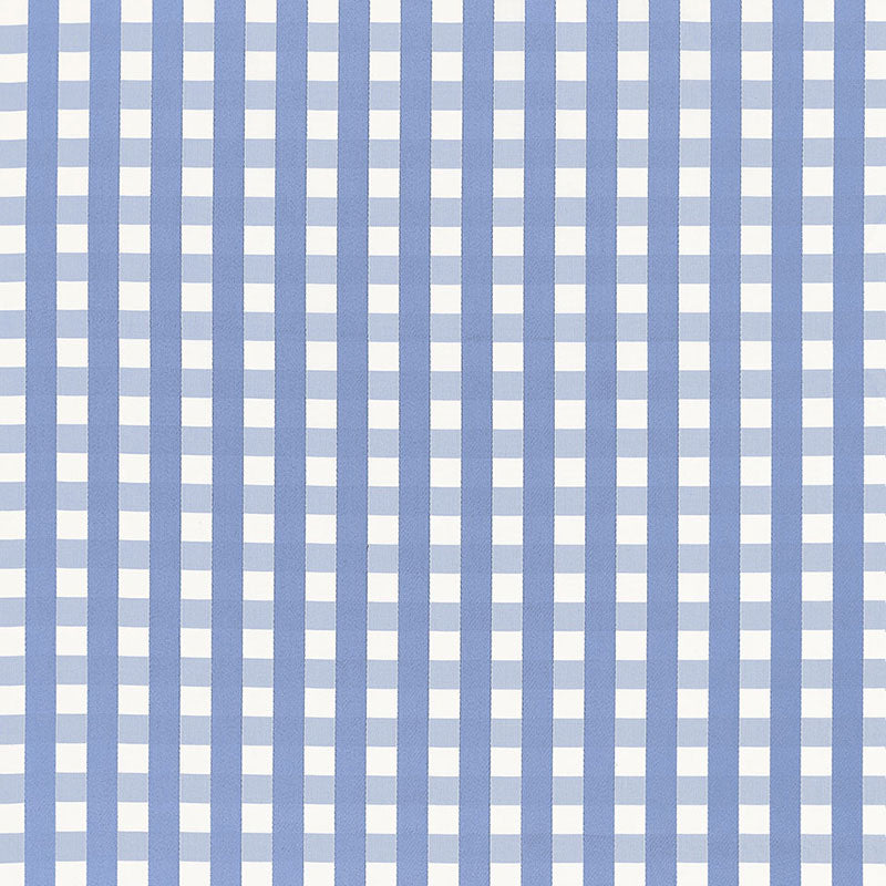 Schumacher BERMUDA CHECK CORNFLOWER Fabric | Atlanta Fabrics