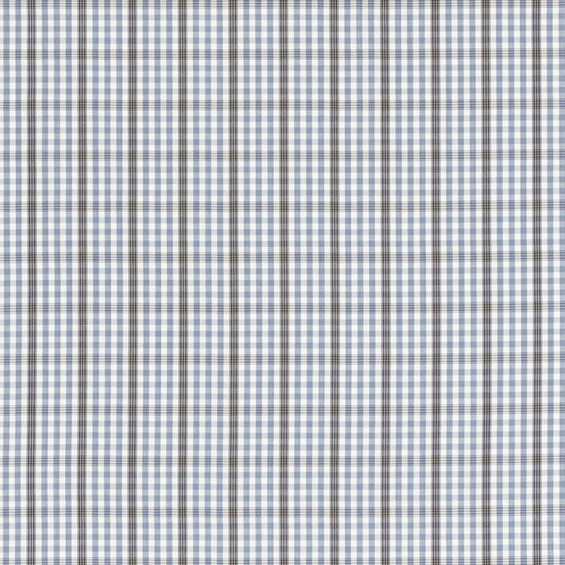 SCHUMACHER COZUMEL PLAID CORNFLOWER FABRIC | Atlanta Fabrics