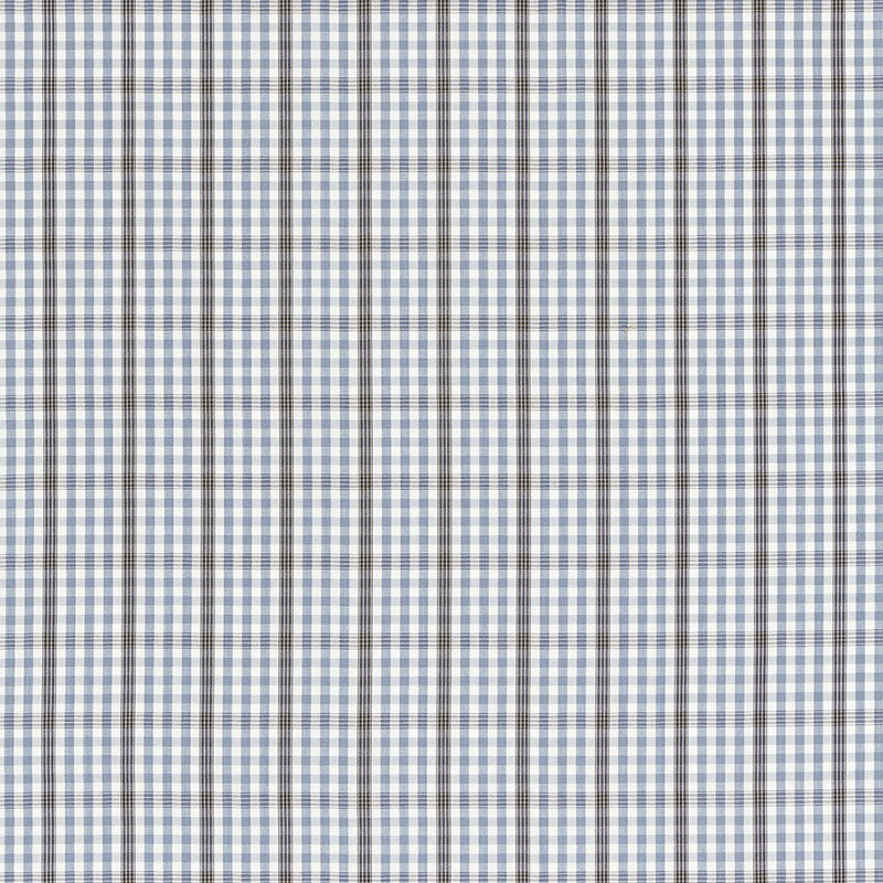 Schumacher COZUMEL PLAID CORNFLOWER Fabric | Atlanta Fabrics
