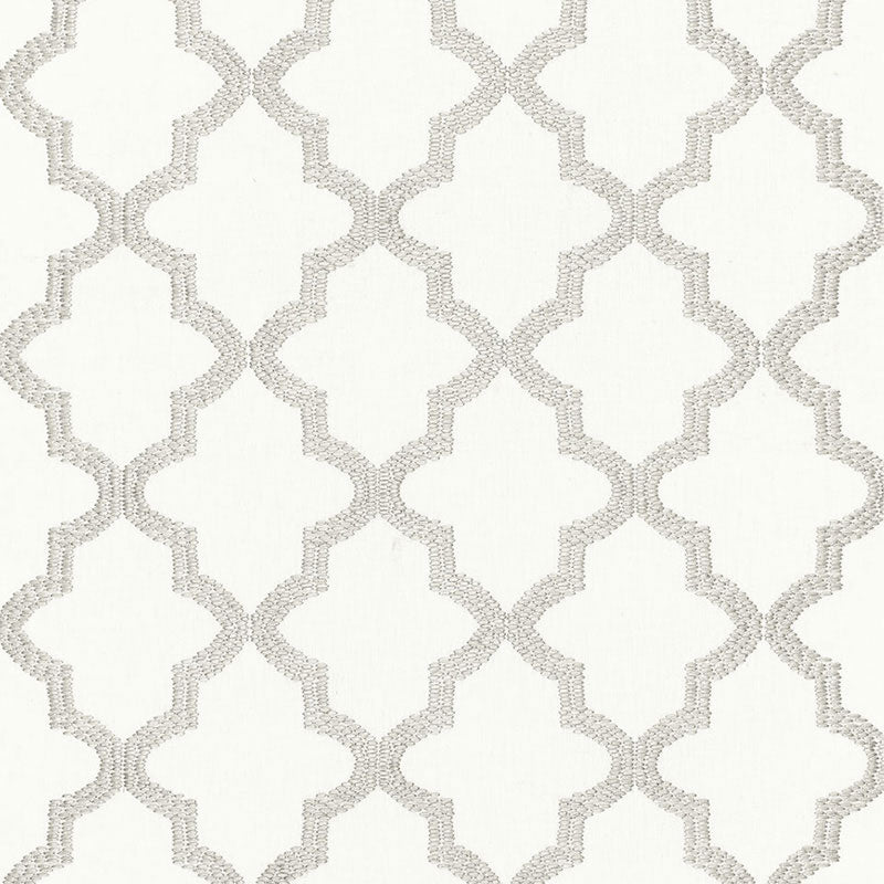 TANGIER EMBROIDERY SILVER