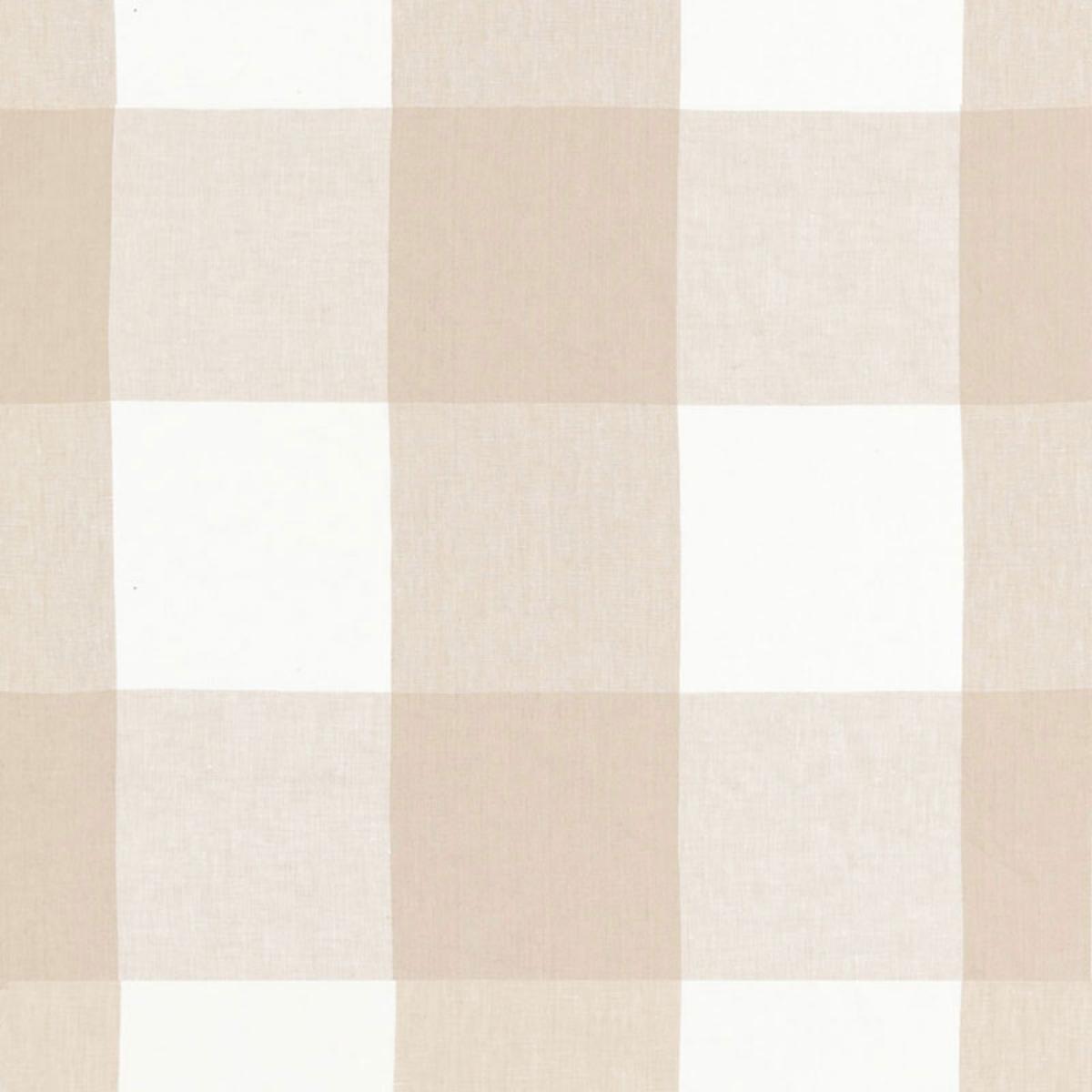 SCHUMACHER KEY LARGO CHECK SAHARA FABRIC | Atlanta Fabrics
