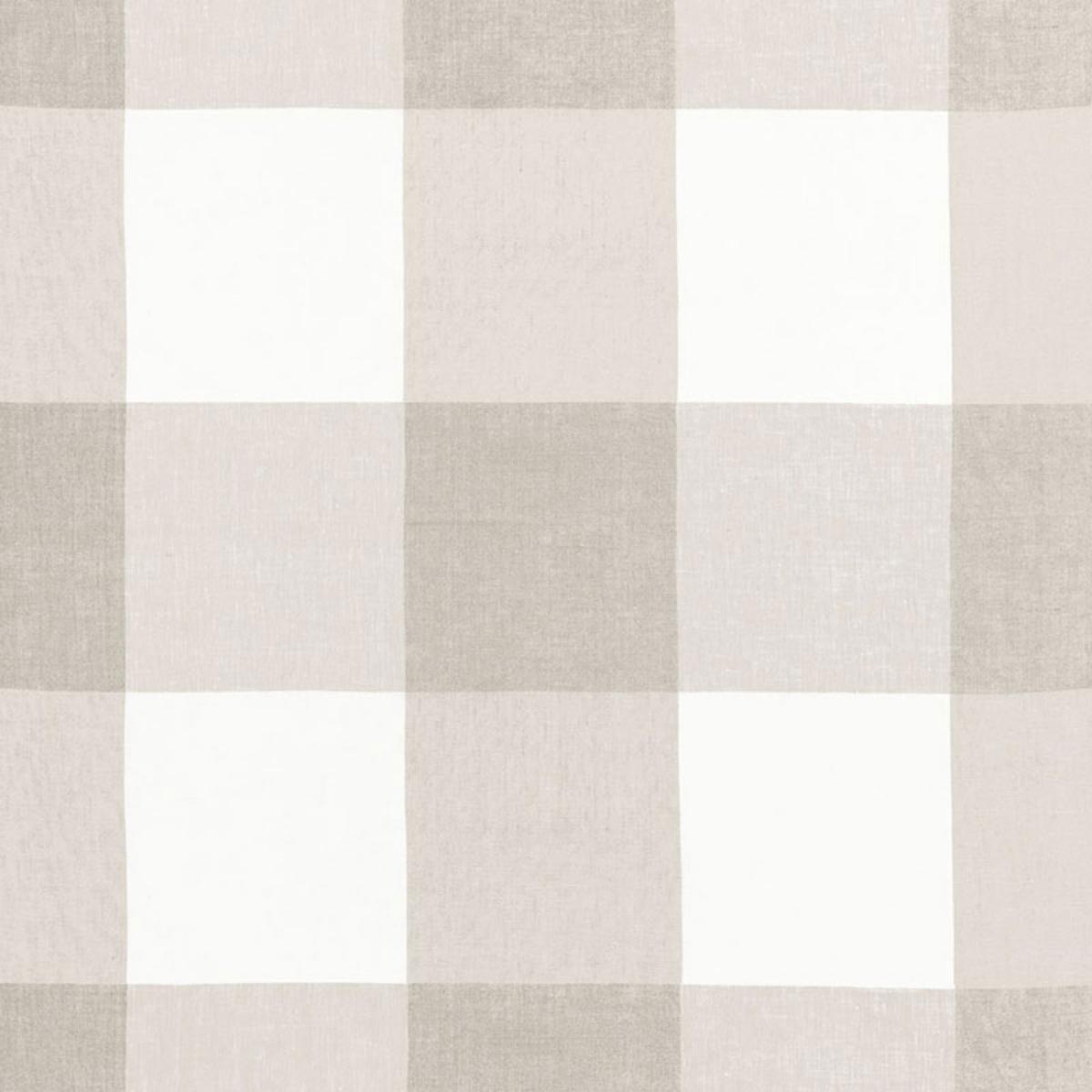 SCHUMACHER KEY LARGO CHECK ZINC FABRIC | Atlanta Fabrics