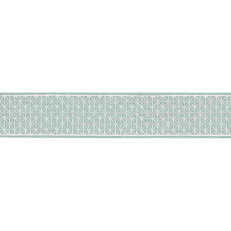 SCHUMACHER Directoire Tape TEAL TRIM | Atlanta Fabrics