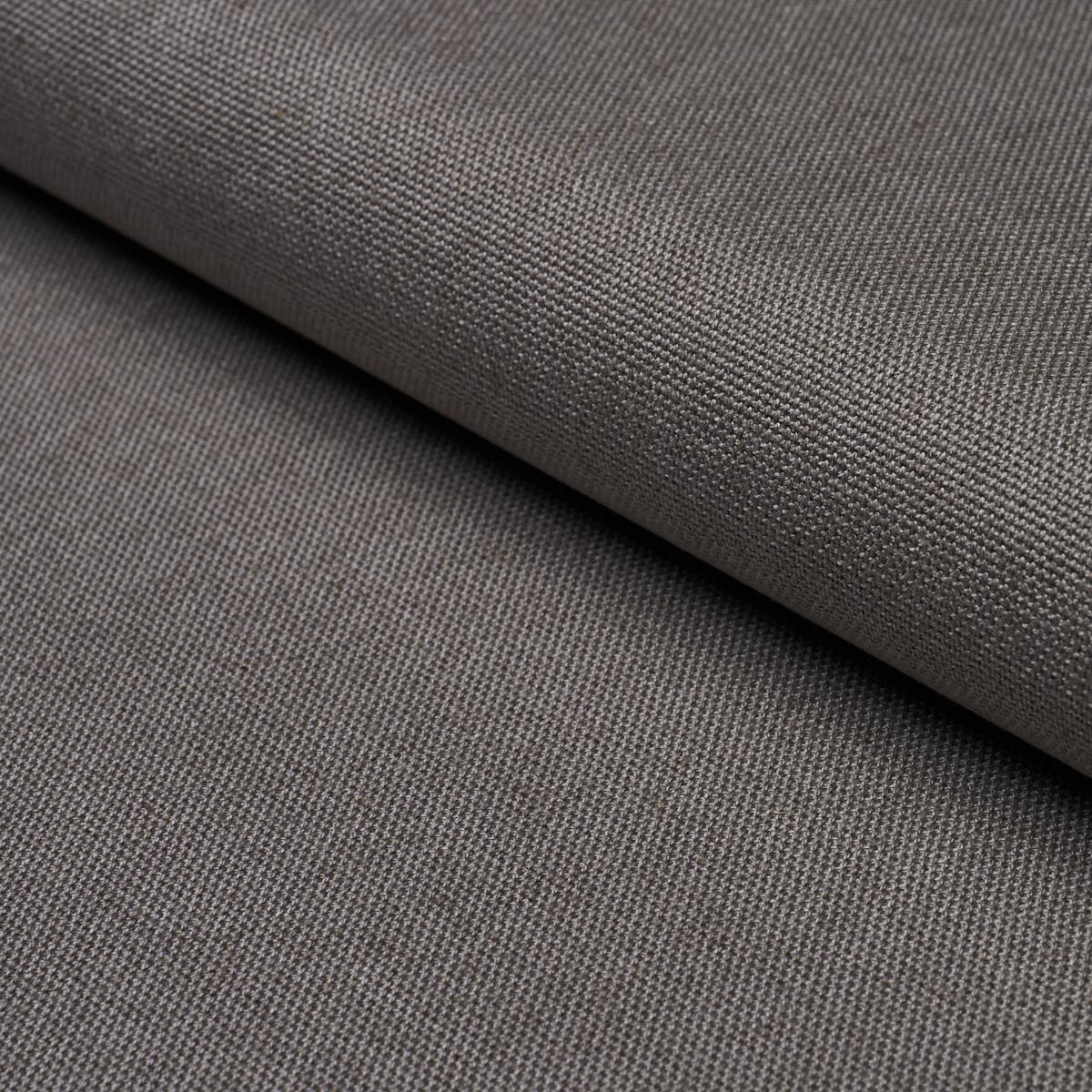 SCHUMACHER CORSICA WEAVE CHARCOAL FABRIC | Atlanta Fabrics