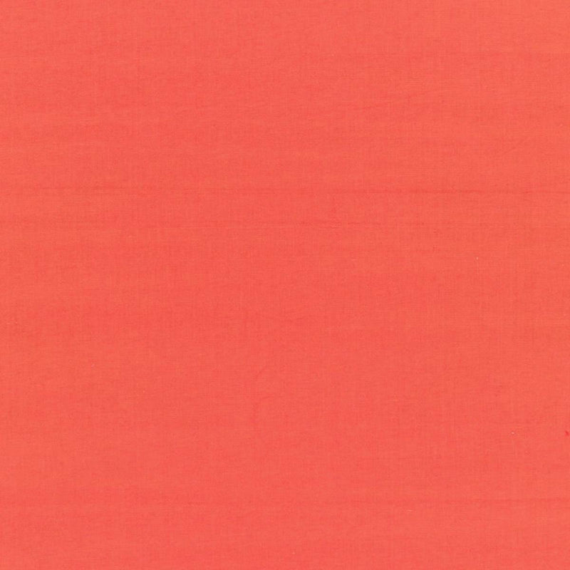 SCHUMACHER BECKFORD COTTON PLAIN POPPY FABRIC | Atlanta Fabrics