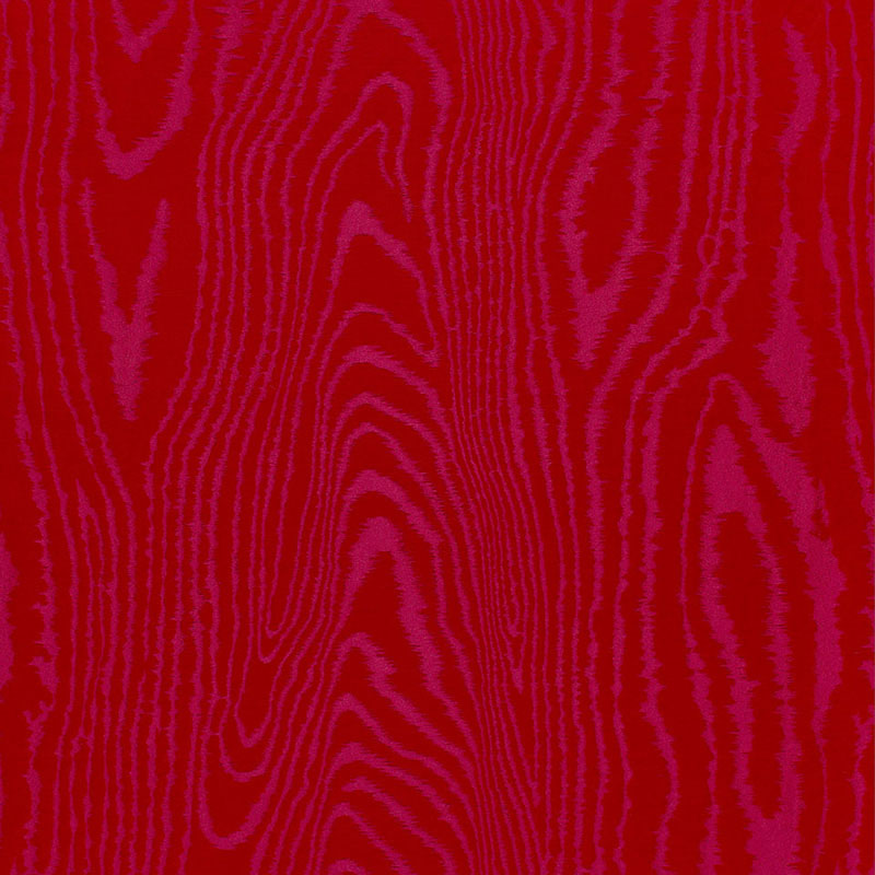 FAUX BOIS MOIRÌä WEAVE ROUGE
