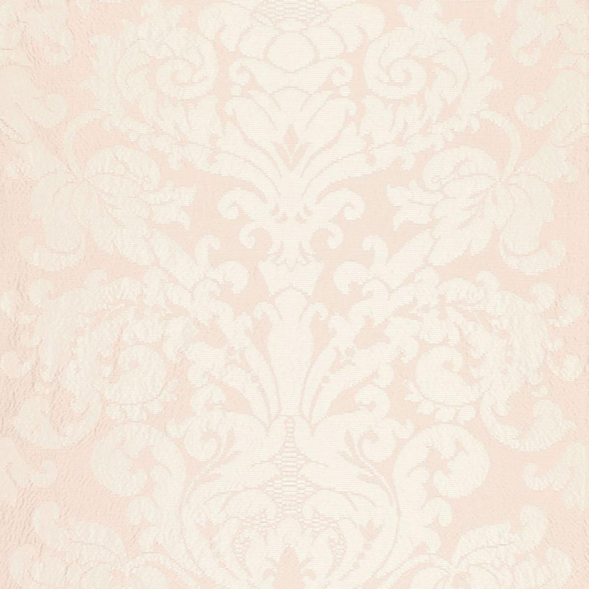 SCHUMACHER CHATEAU SILK DAMASK BLUSH FABRIC | Atlanta Fabrics