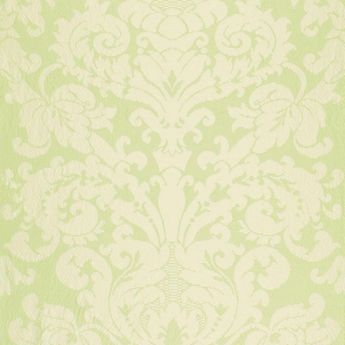 SCHUMACHER CHATEAU SILK DAMASK CITRON FABRIC | Atlanta Fabrics