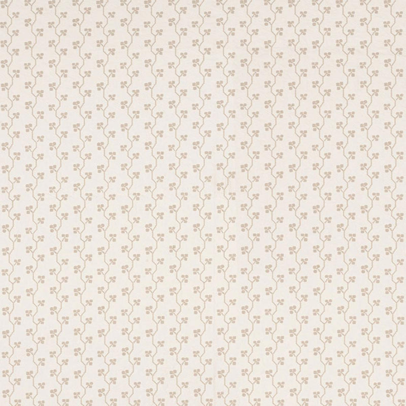 SCHUMACHER EMMELINE MATELASSE CREAM FABRIC | Atlanta Fabrics