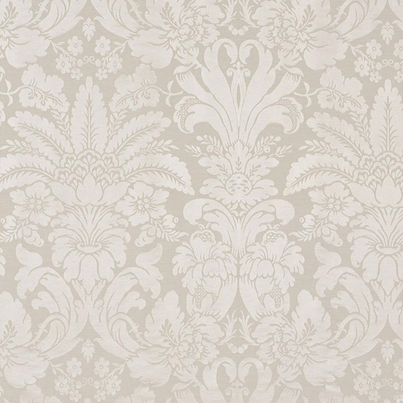SCHUMACHER COLETTE LINEN/SILK DAMASK LINEN FABRIC | Atlanta Fabrics